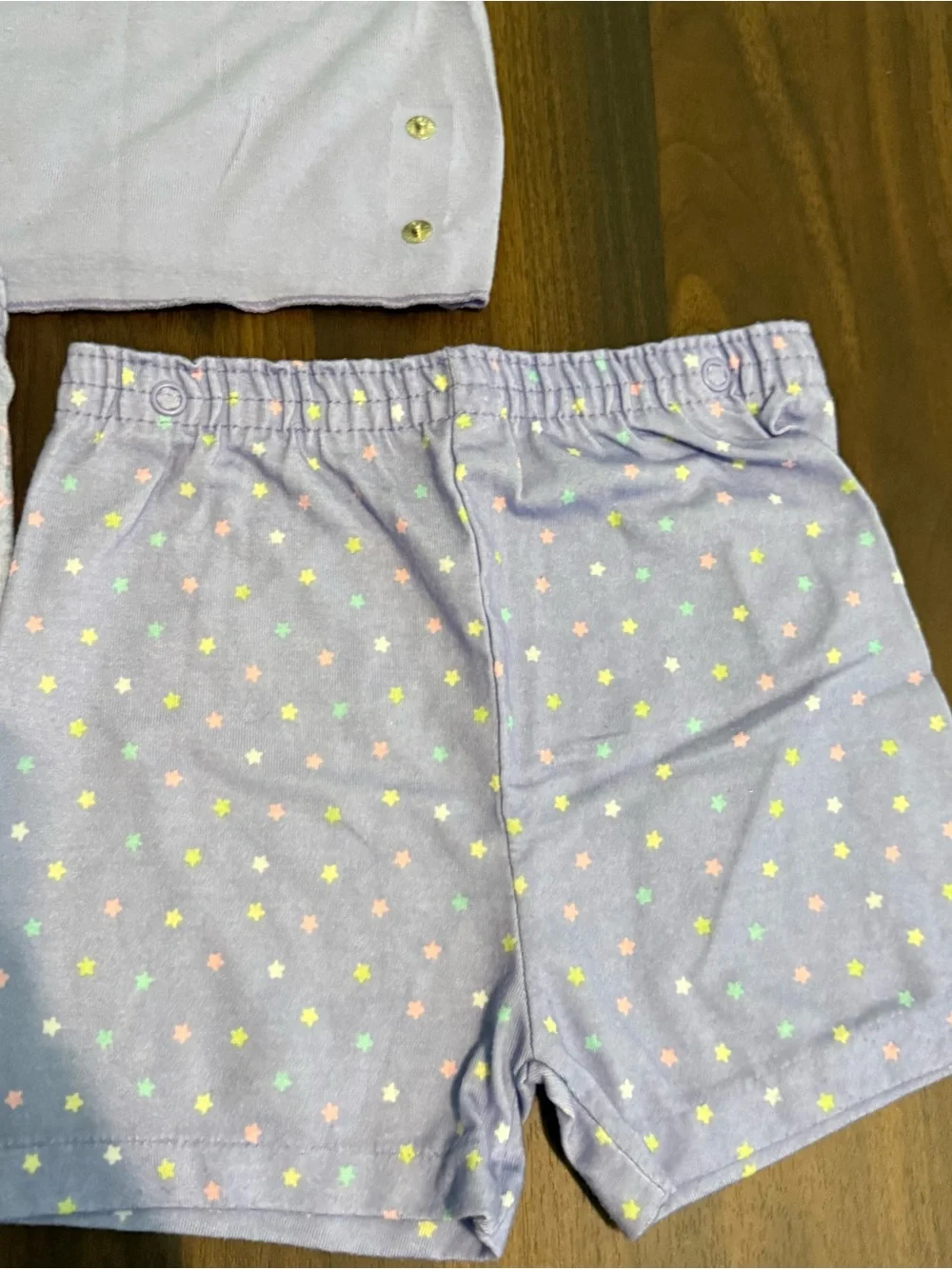 Baby girl vintage Carter’s snap pajama set